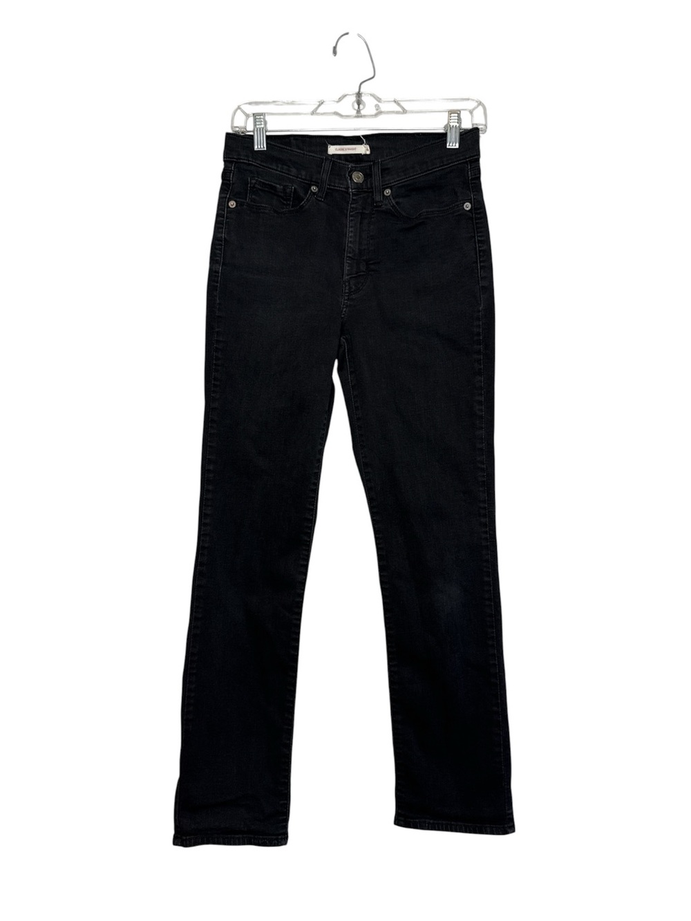 Levi's Women's Black Classic Straight Jeans Size 4